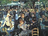 The Ball at the Moulin de la Galette by Pierre Auguste Renoir